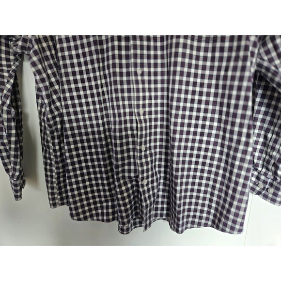 Duluth Trading Shirt Mens 3XLT Wrinkle Fighter Plaid Cotton Button Down Casual - Picture 3 of 7